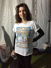Dog Trumpet / Folk Uke white tour T/Shirt