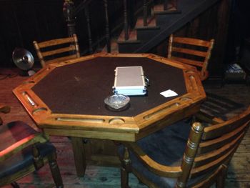 Willie Nelson poker table
