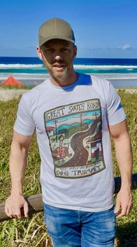 Reg Mombassa designed Great South Road T-Shirt