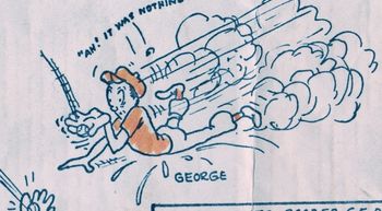 From a cartoon of the 1967 little league Oilers; my heroic moment.
