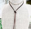 “Sheryl” leather chain wrap necklace/bracelet