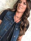 “The Journey” leather Wrap necklace/bracelet