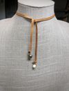 Tahoe  leather choker