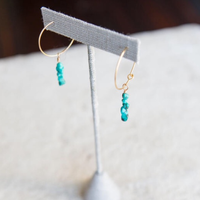 Mem's Hoops (Turquoise)