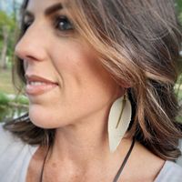 Wind Chasers (leather earrings in many colors)