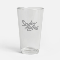 Logo Etched Pint Glass