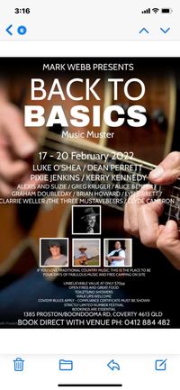 Back to Basics Music Muster
