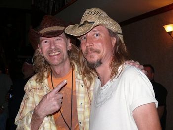 KHYI's Brett Dillon and Town Walsh. March 2011
