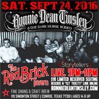 ***SOLD OUT*** RONNIE DEAN TINSLEY & THE DARK HORSE RODEO - STORYTELLIN' @ RED BRICK TAVERN