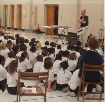 Sign for "love" ... a school assembly in Missouri
