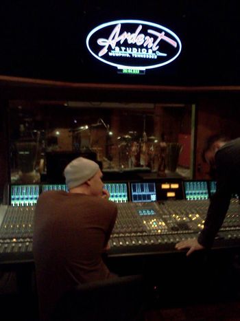 Recording at Ardent Studios in Memphis, TN.

