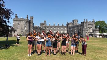 Played some tunes at Kilkenny Castle
