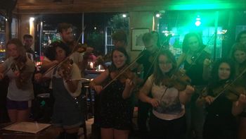 The wonderful Murphy Sisters had Coastline play a few tunes at their gig!
