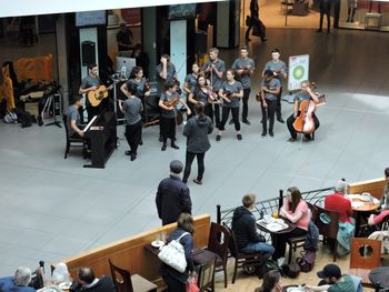Indoor show at a mall for the Aberdeen International Youth Festival
