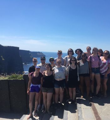 Hot day at the Cliffs of Moher!
