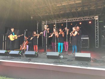 Mainstage at Islands Folk Festial with our special guest Adrian Dolan!
