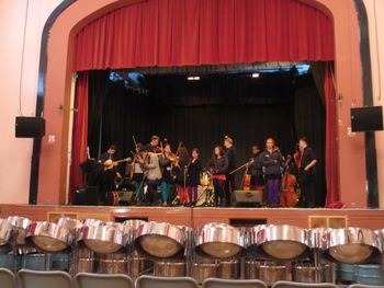 Tech rehearsal with 3 other groups!
