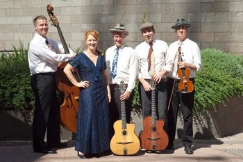 The band with Julie O'Hara and Andy Baylor
