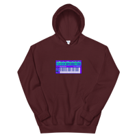 Synthbit Premium Thick Hoodie/Purple Synth