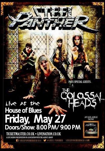 HOB New Orleans w/ Steel Panther 5/27/16
