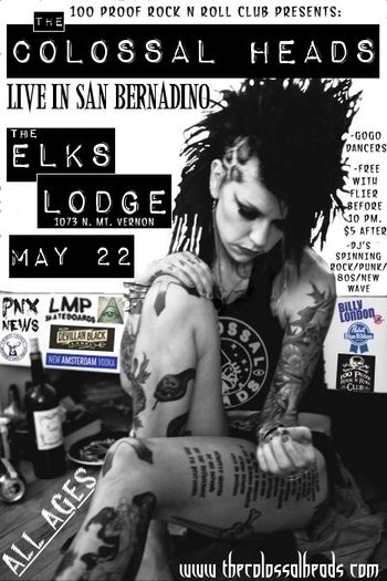 Desert Slice Tour: The Elks Lodge in San Bernadino, CA on 5-22-15
