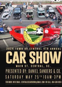 2024 Town of Central 4th Annual Car Show