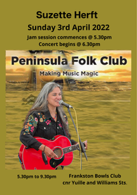 Suzette Herft @ Peninsula Folk Club