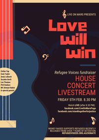 Love Will Win - Songwriters for Refugees (Refugee Voices fundraiser)