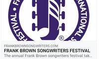 37th Annual Frank Brown International Songwriter’s Festival. Perdido Key, Florida 