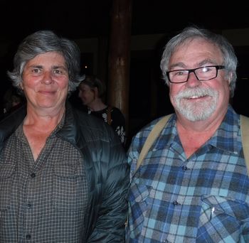 Bruce with mentor, Helen Humphreys at Write on The French
