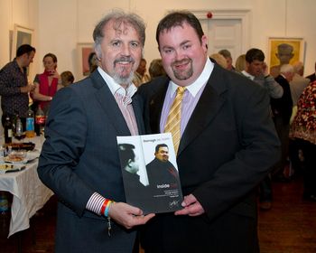 With Ronan Scully who launched my new album in Cobh
