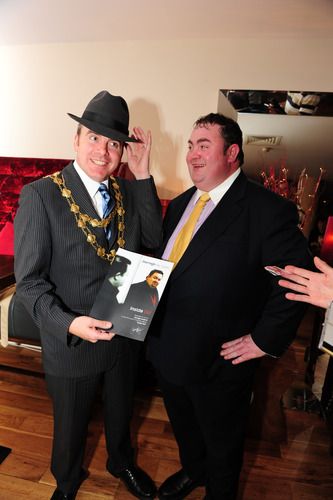 With the Mayor of Galway at launch of Inside Out
