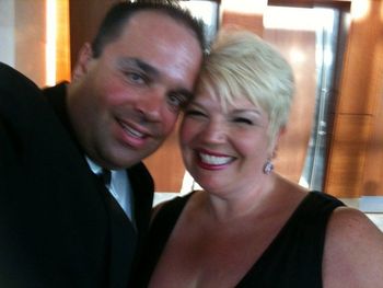 With hubby Clyde at the Arts For Life Best Performance Awards 2010
