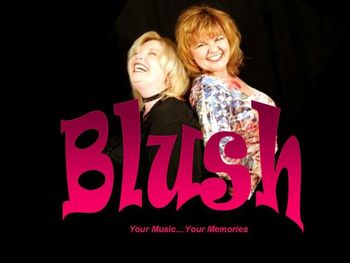 Our original Blush logo - I love this picture of us - we were cracking up for real! (2005)

