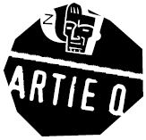 Original Artie Q graphic ink stamp by the inimitable Tommy K
