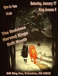 MTM presents Harvest Kings, The Redvines and Drift Mouth