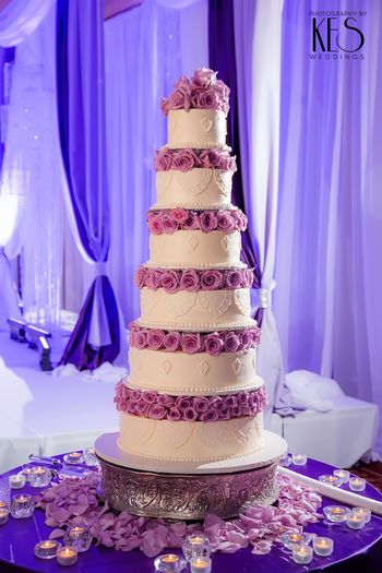 Cake Spotlight and Uplighting
