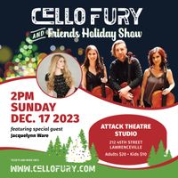 Cello Fury and Friends Holiday Show at Attack Theatre Studios KIDS TICKETS (Pittsburgh, PA)