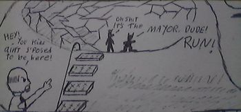 "The SludgePit" was not only gonna be round but also have stairs in the back. I realized how illogical that would be.
