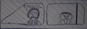 I was gonna have this entire scene illustrated, but I decided "1 frame should be enough"
