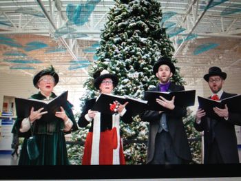 Caroling at the Airport
