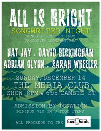 All Is Bright : Songwriter Night