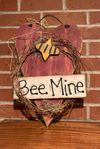 Bee Mine hanging Valentine Heart