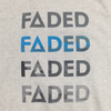 Faded Logo Hoody - Gray