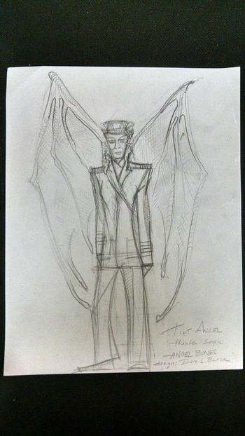 costume sketch - Doris Black for AngelBones
