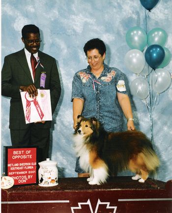 Judge Rick Thompson awarded Taffy BOPs from Veterans.
