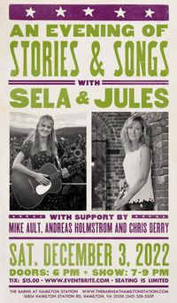 An Evening of Stories & Songs with Sela Campbell & Juliana MacDowell
