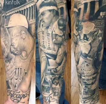 sleeve tat- super sick!- the details!
