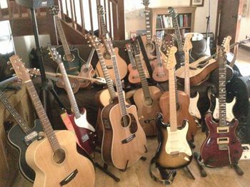 Are you sure we packed enough guitars?
