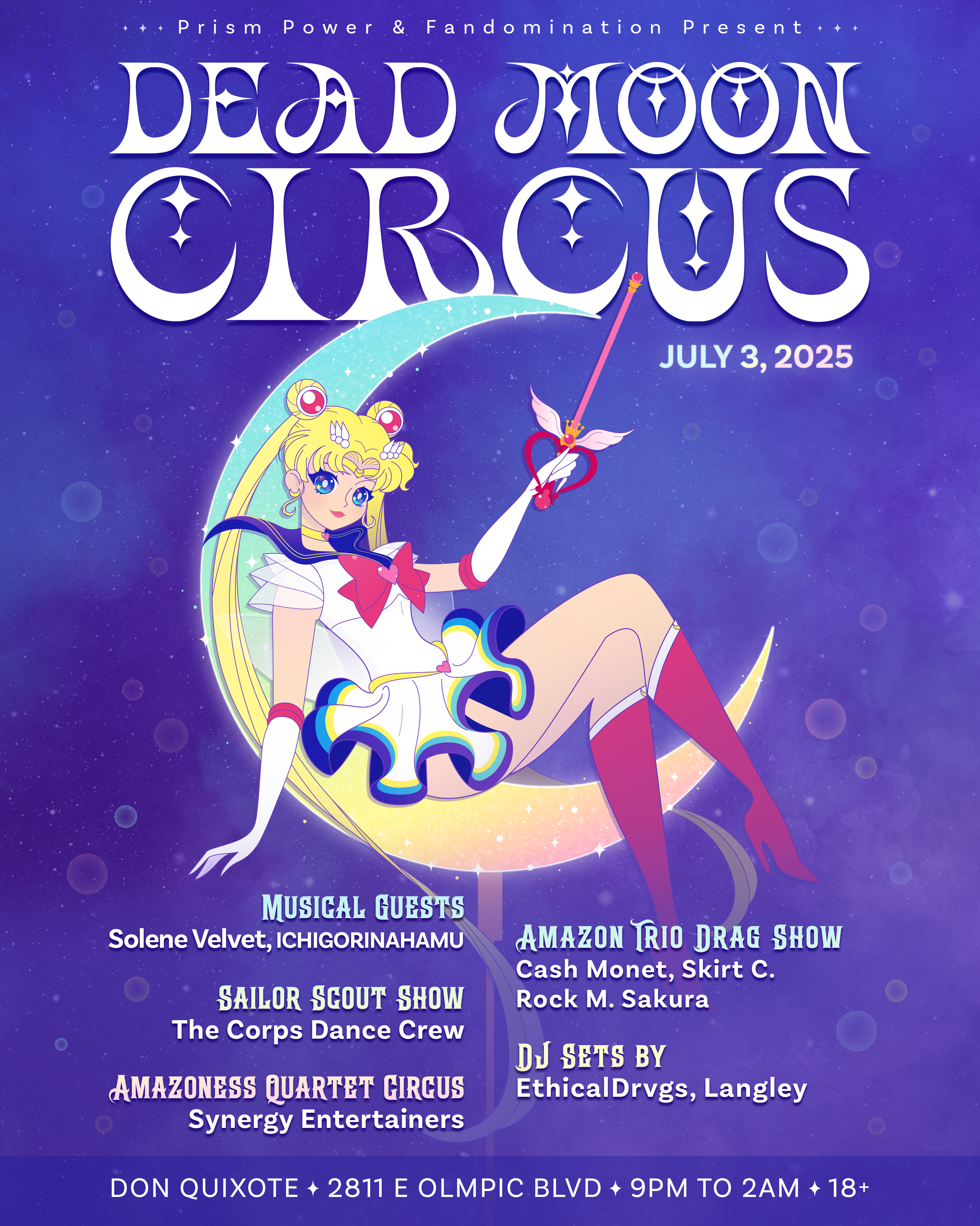 Prism Power Party: Dead Moon Circus + Midnight Angel Album
